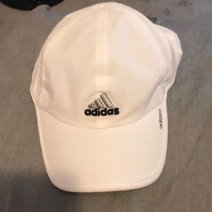 White Adidas hat